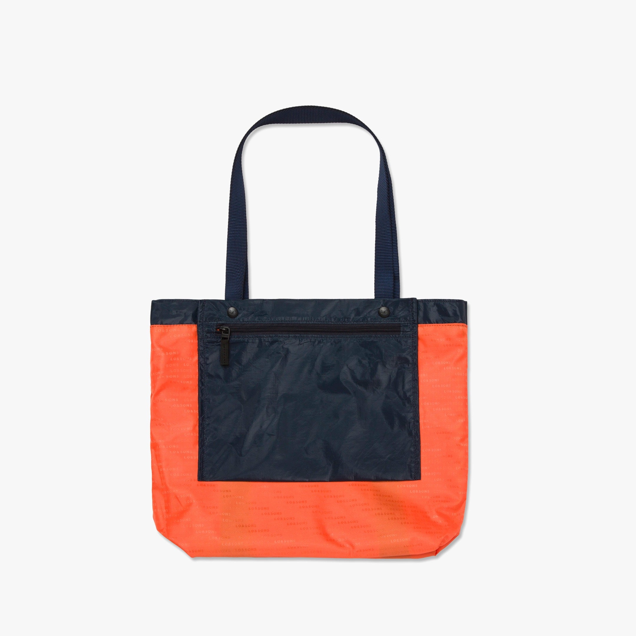 Interior - The Del Mar Packable Tote Small - Navy - Lo & Sons