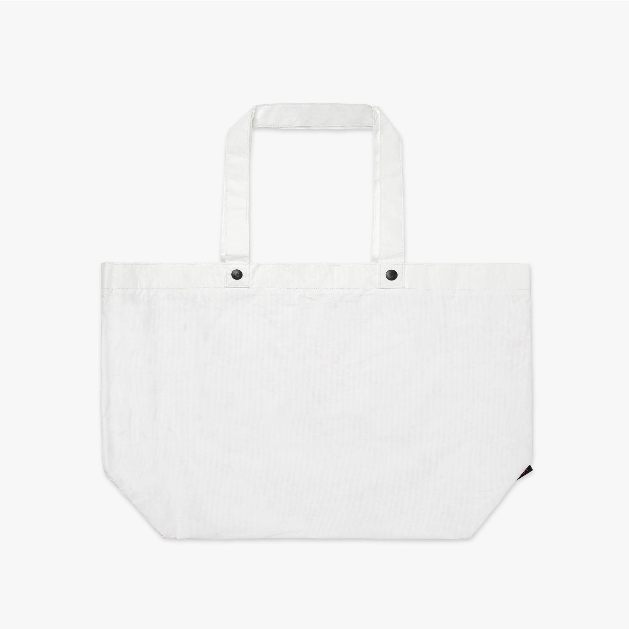 Front - The Del Mar Packable Tote Large - White - Lo & Sons