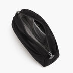 Interior back pocket - Nouvelle - Recycled Nylon - Black / Gunmetal / Grey - Crossbody Bags - Lo & Sons