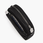 Front pocket - Nouvelle - Recycled Nylon - Black / Silver / Grey - Crossbody Bags - Lo & Sons