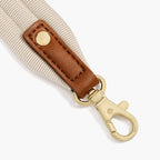key leash - Nouvelle - Recycled Nylon - Ivory / Gold / Camel - Crossbody Bags - Lo & Sons