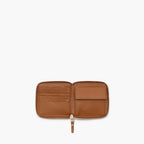 Interior empty - Small Wallet - Cactus Leather - Cognac / Gold / Camel - Small Accessory - Lo & Sons