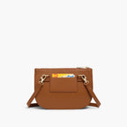 Back Card slot - Waverley 2 - Cactus Leather - Cognac / Gold / Camel - Crossbody Bag - Lo & Sons