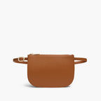 Worn as belt bag - Waverley 2 - Cactus Leather - Cognac / Gold / Camel - Crossbody Bag - Lo & Sons