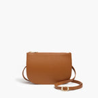 Worn as crossbody - Waverley 2 - Cactus Leather - Cognac / Gold / Camel - Crossbody Bag - Lo & Sons