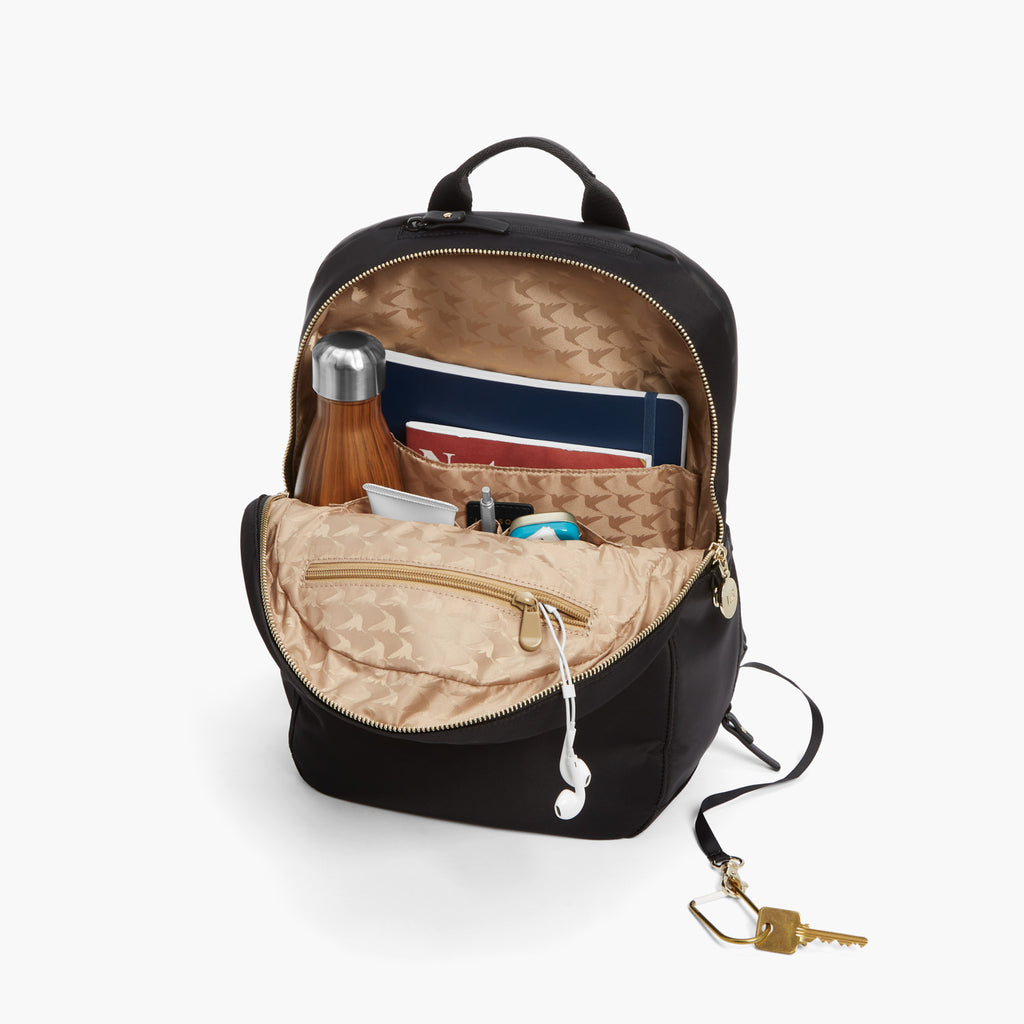 All The Details - Beacon - Nylon - Black / Gold / Camel - Backpack - Lo & Sons