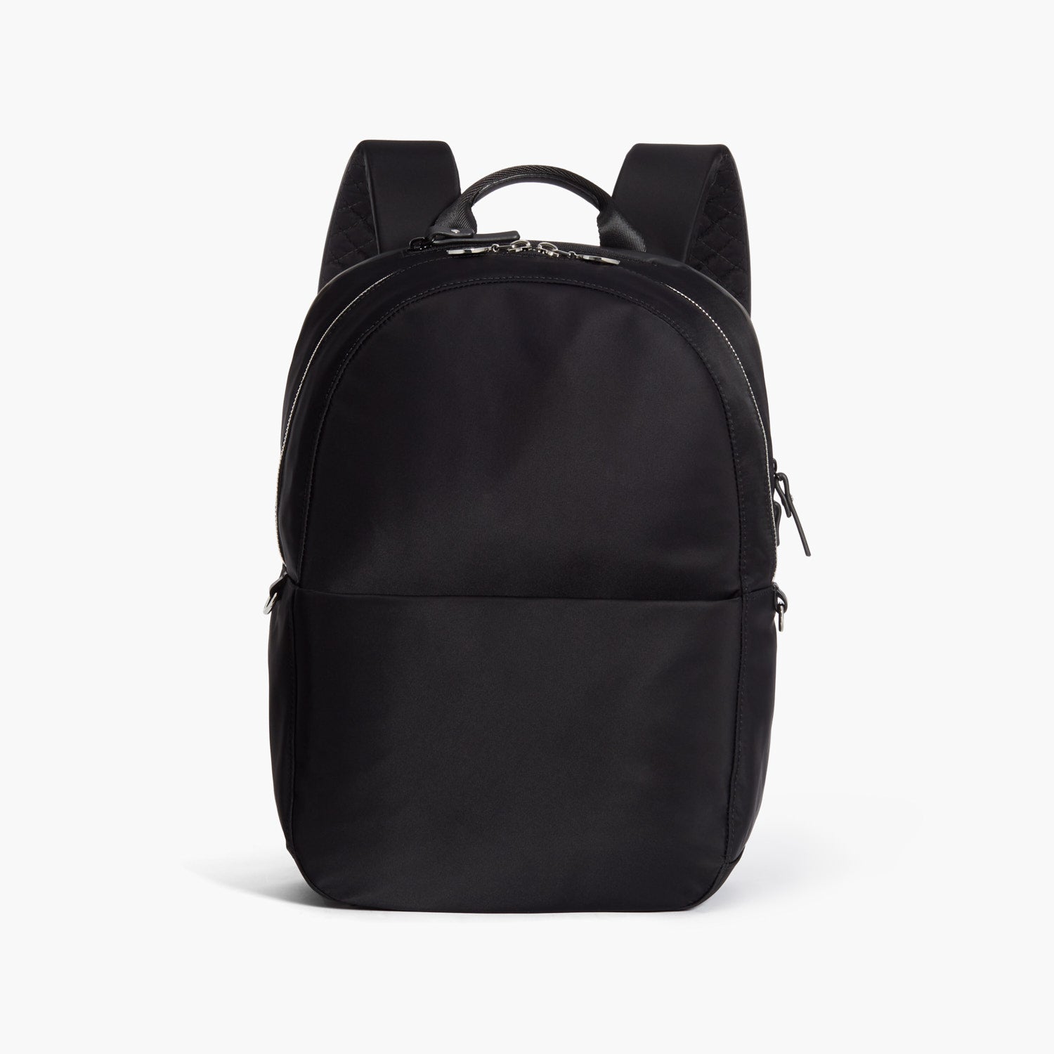 Front - Beacon - Nylon - Black / Silver / Azure - Backpack - Lo & Sons
