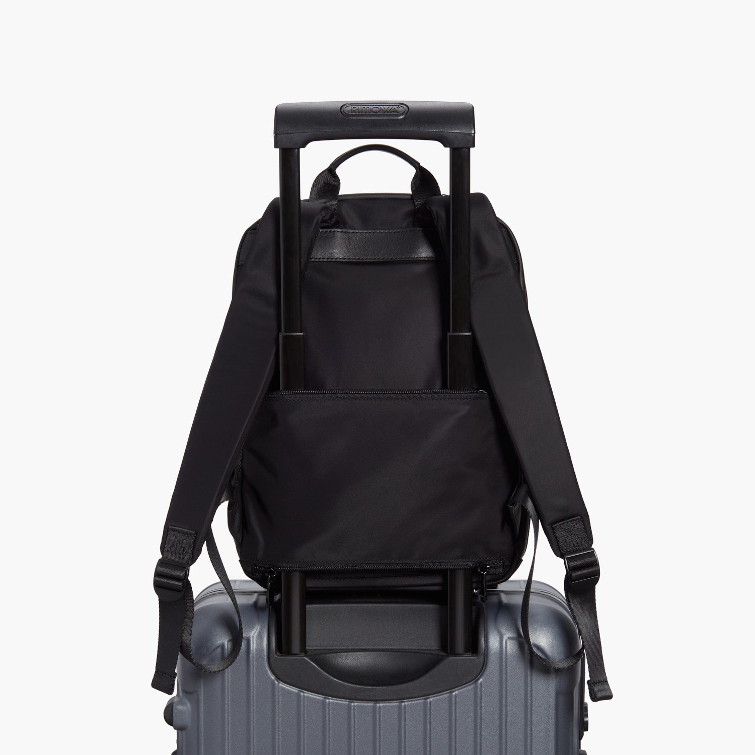 Luggage - Beacon - Nylon - Black / Silver / Azure - Backpack - Lo & Sons