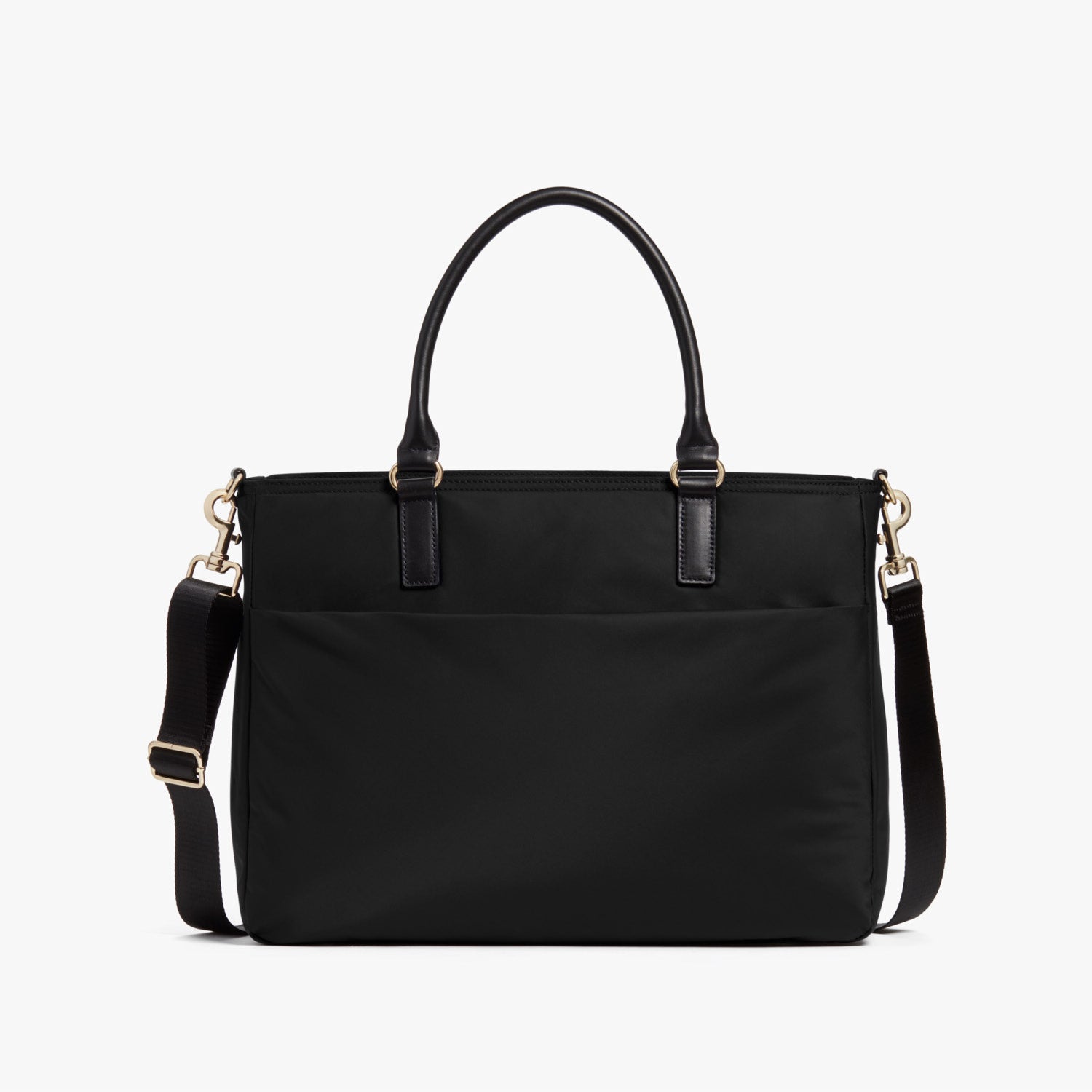 Front - Brookline - Nylon - Black / Gold / Grey - Tote - Lo & Sons