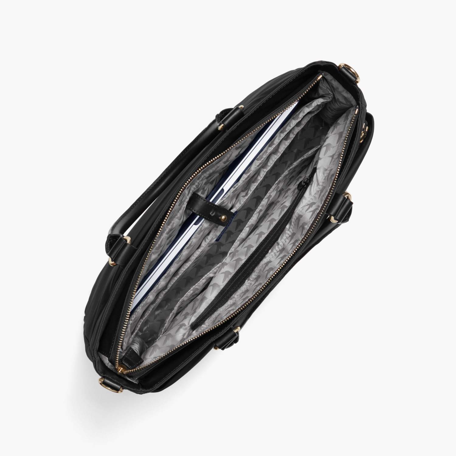 Interior Empty - Brookline - Nylon - Black / Gold / Grey - Tote - Lo & Sons