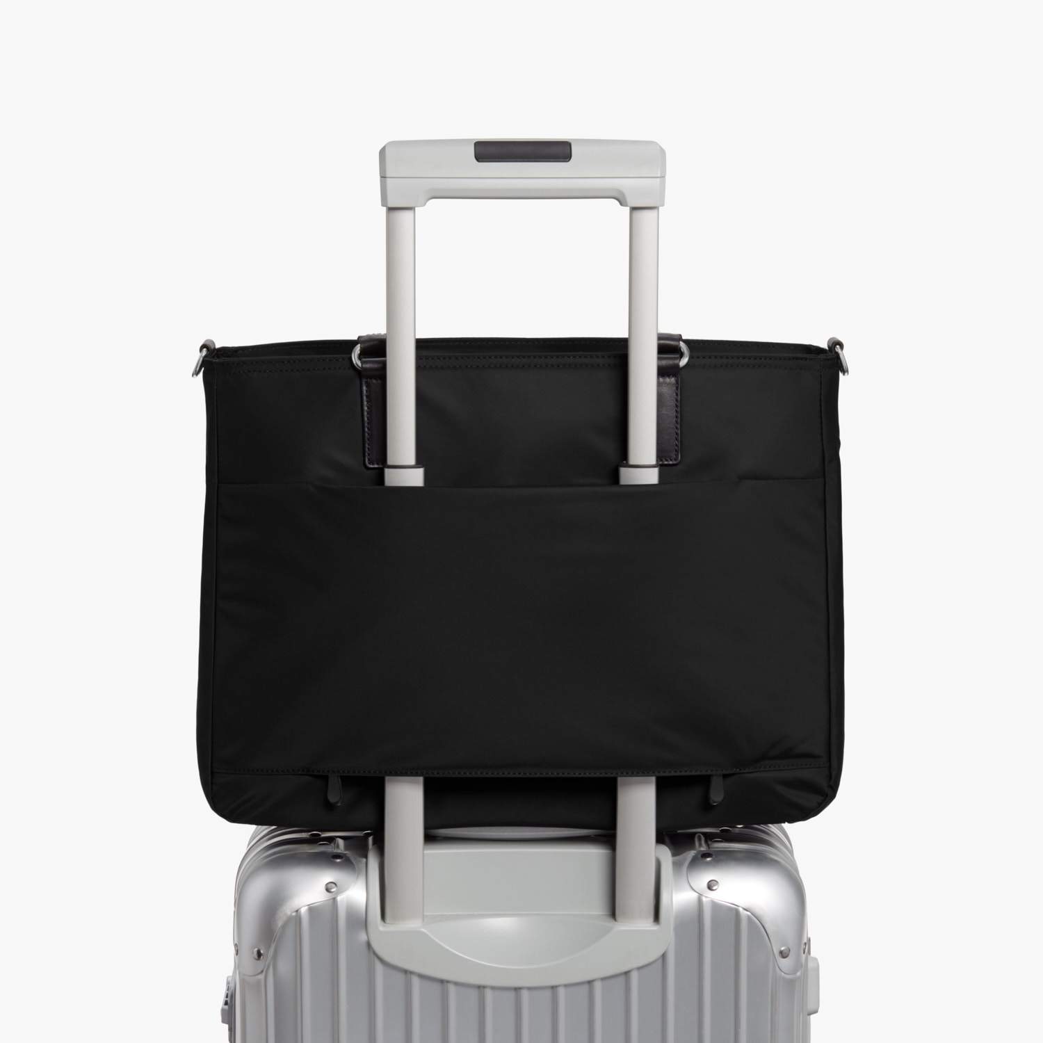 Luggage Sleeve - Brookline - Nylon - Black / Silver / Lavender - Tote - Lo & Sons