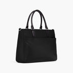 Side - Brookline - Nylon - Black / Silver / Lavender - Tote - Lo & Sons