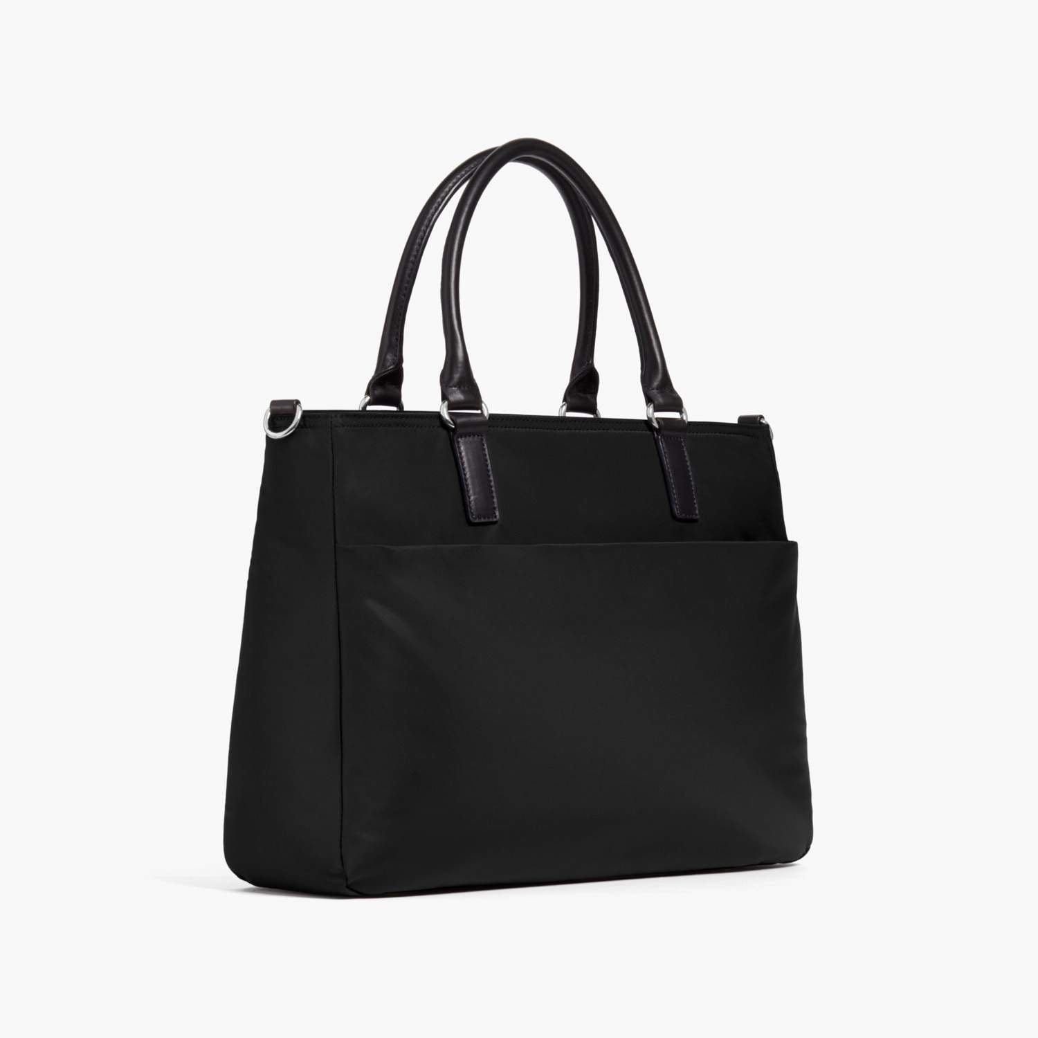 Side - Brookline - Nylon - Black / Silver / Lavender - Tote - Lo & Sons