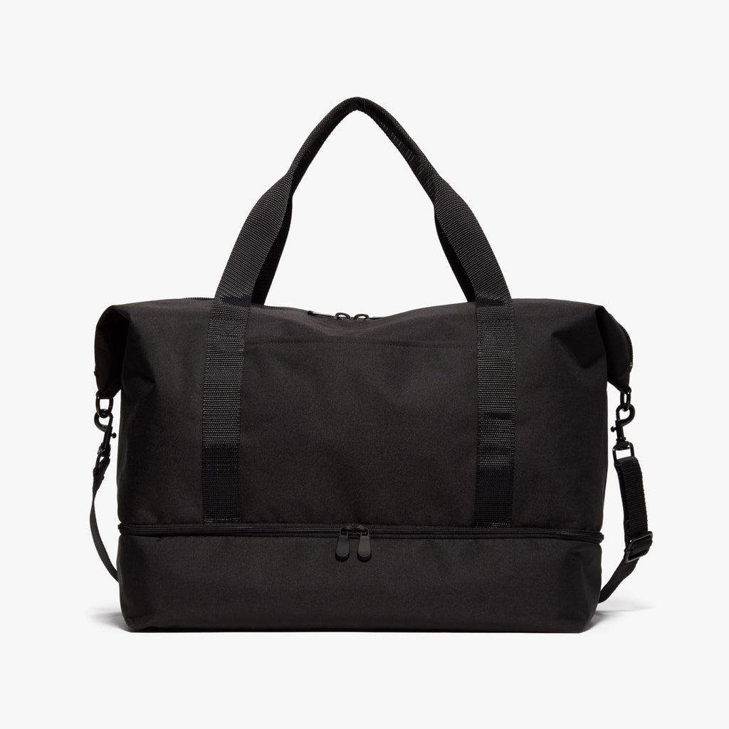 Catalina Deluxe - Weekender & Duffel Bag - Black Recycled Poly – Lo & Sons