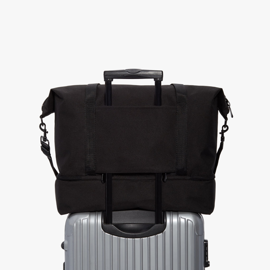Luggage - Catalina Deluxe - 600D Recycled Poly - Onyx / Black / Dark Grey - Weekender - Lo & Sons