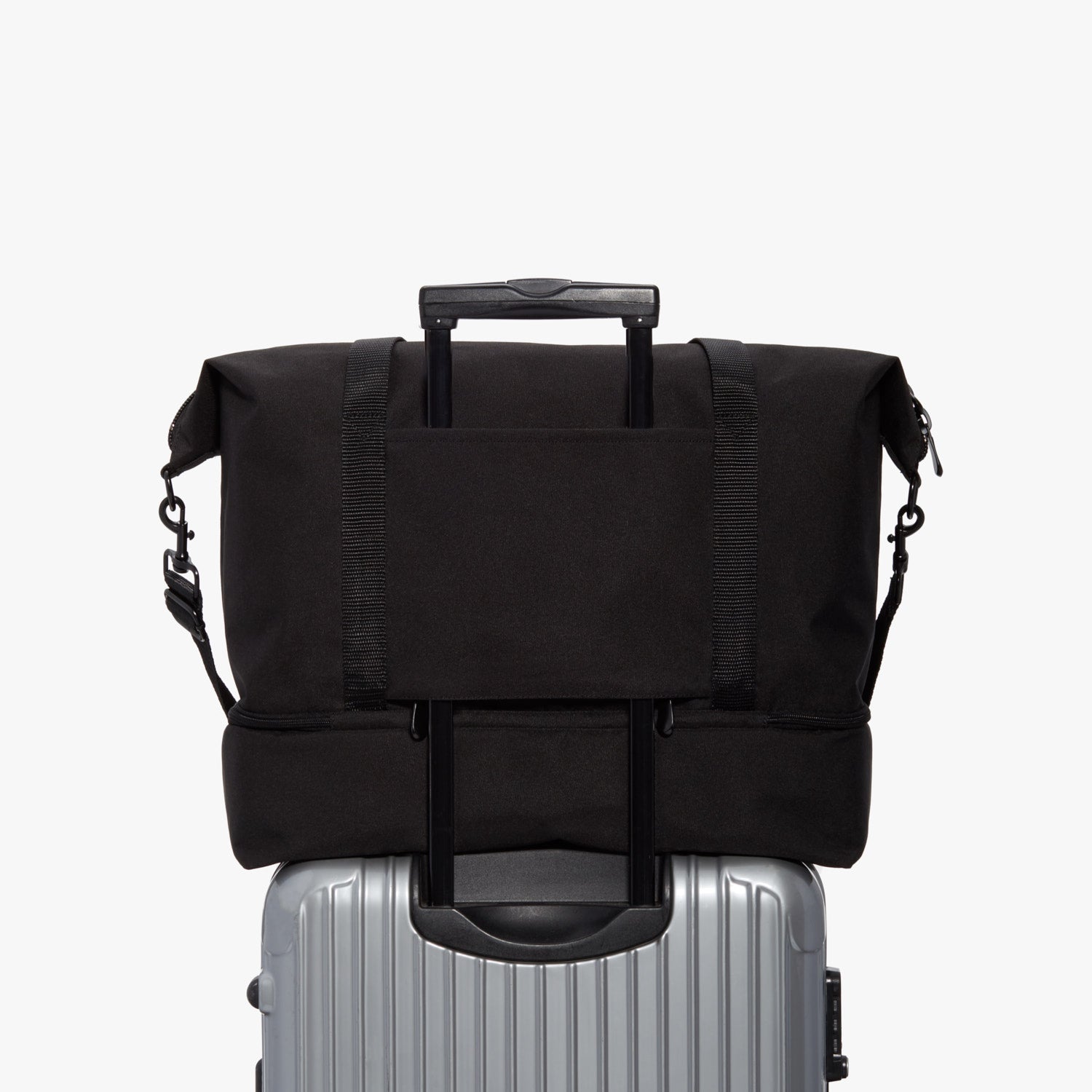 Luggage - Catalina Deluxe - 600D Recycled Poly - Onyx / Black / Dark Grey - Weekender - Lo & Sons