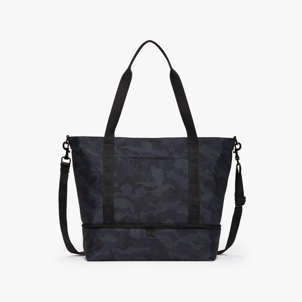 Front - Catalina Deluxe Tote - 600D Recycled Poly - Navy Camo - Tote - Lo & Sons