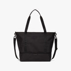 Front - Catalina Deluxe Tote - 600D Recycled Poly - Onyx - Tote - Lo & Sons