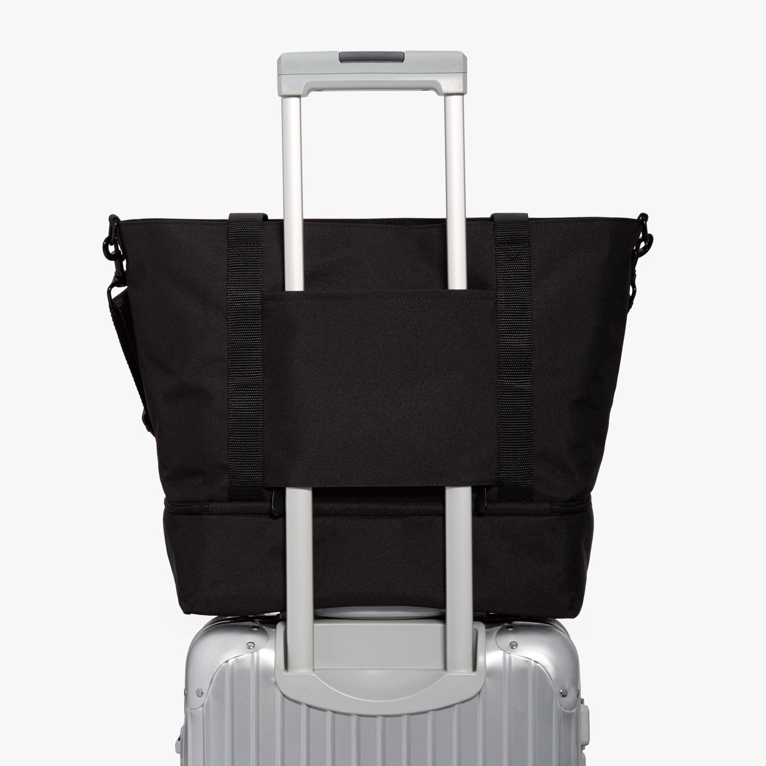 Luggage Sleeve - Catalina Deluxe Tote - 600D Recycled Poly - Onyx - Tote - Lo & Sons