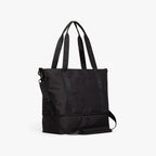 Side - Catalina Deluxe Tote - 600D Recycled Poly - Onyx - Tote - Lo & Sons