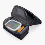 Bottom Pocket Propped Snacks - Catalina Day Tote - 600D Recycled Poly - Deep Navy - Tote - Lo & Sons