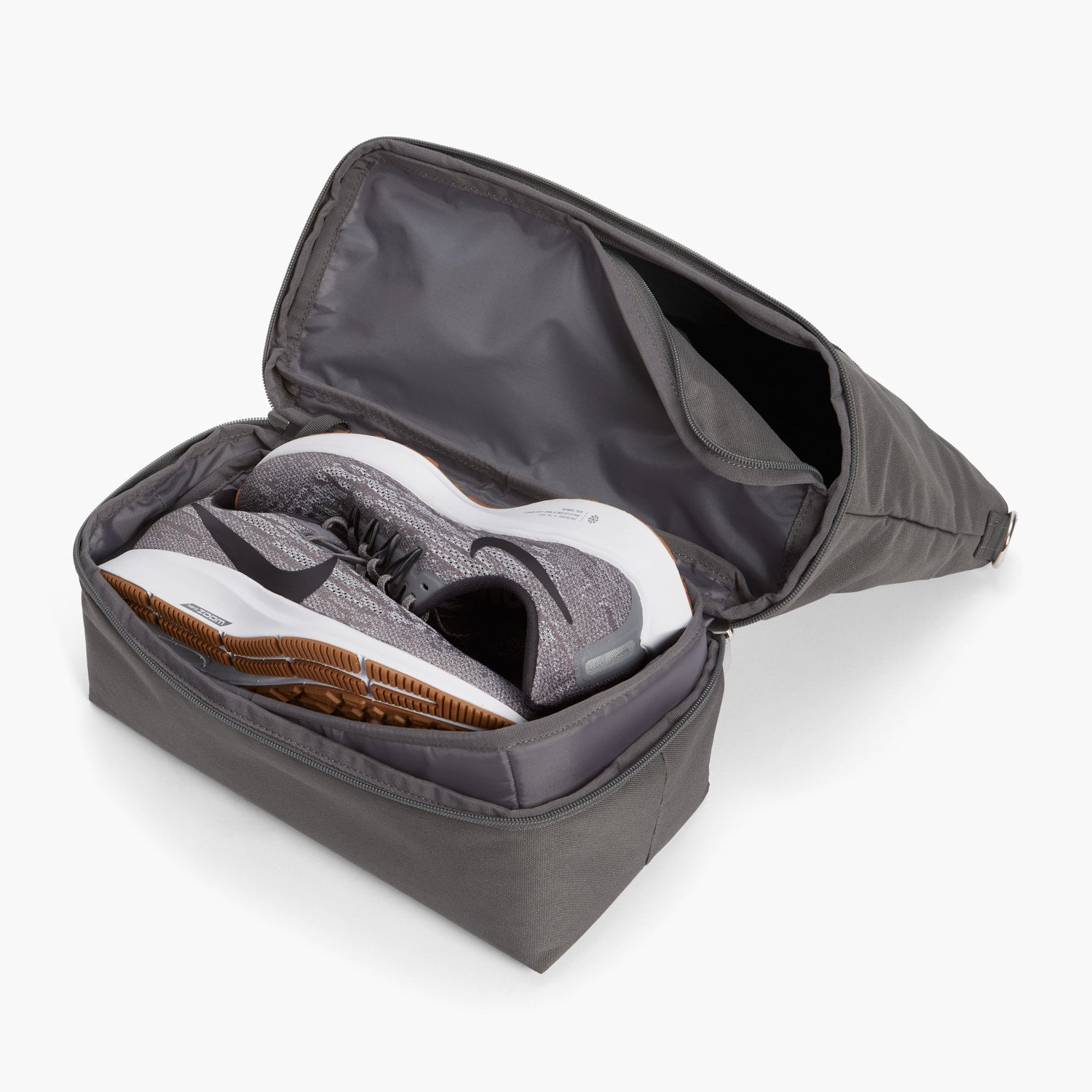 Bottom Pocket Propped Shoes - Catalina Day Tote - 600D Recycled Poly - Grey - Tote - Lo & Sons