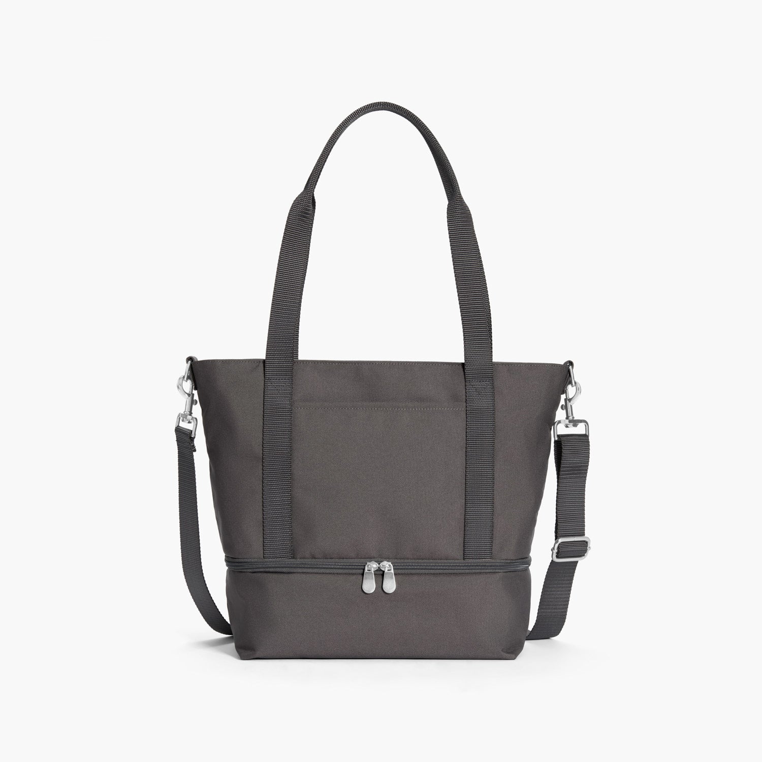 Front - Catalina Day Tote - 600D Recycled Poly - Grey - Tote - Lo & Sons