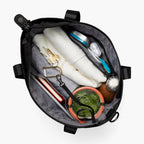 Interior Propped - Catalina Day Tote - 600D Recycled Poly - Onyx - Tote - Lo & Sons