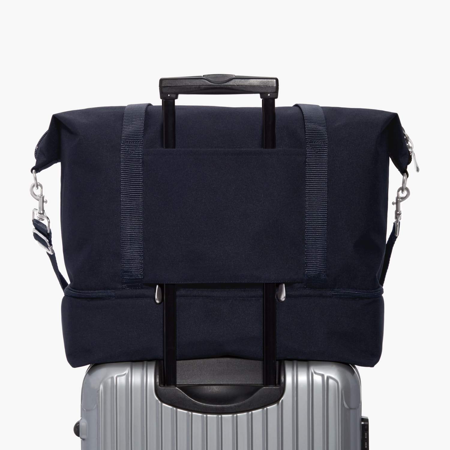 Catalina Deluxe Weekender Travel Bag - Navy Recycled Poly | Lo & Sons