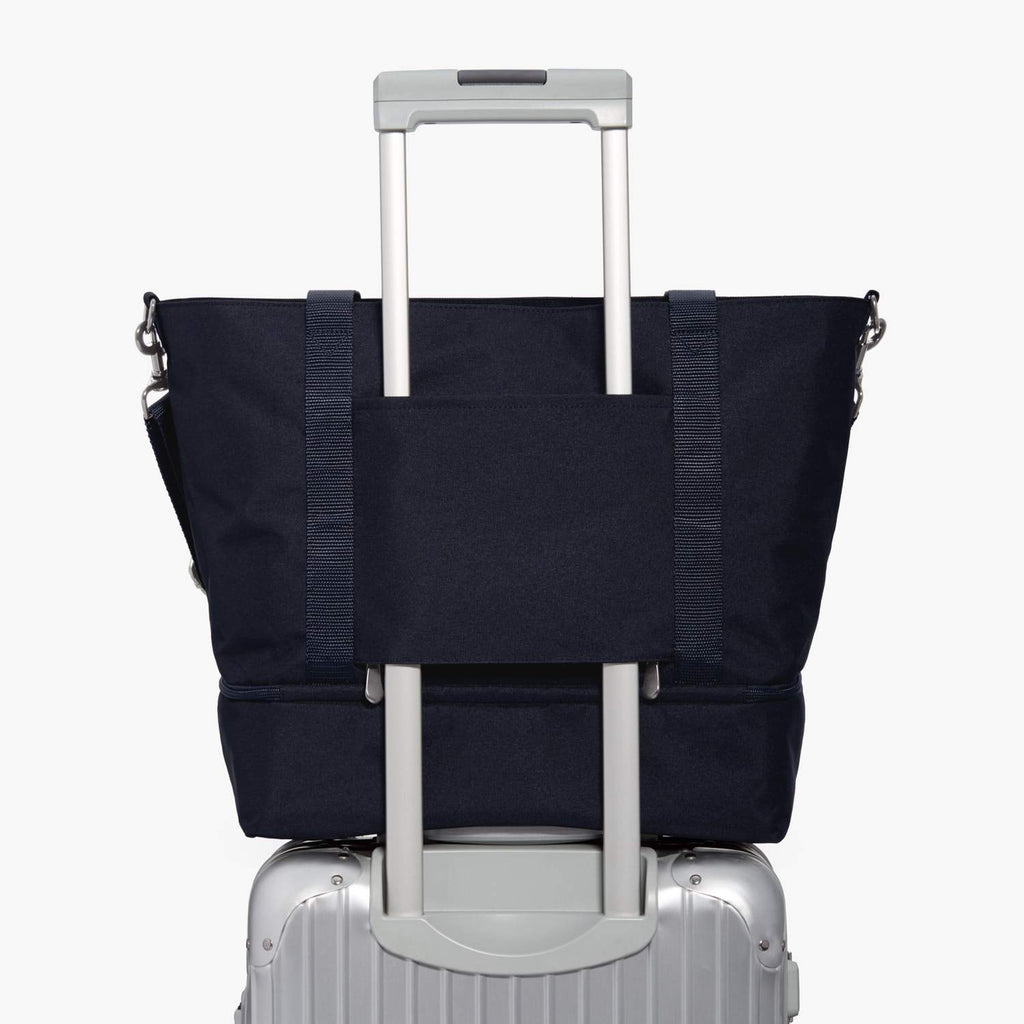Luggage Sleeve - Catalina Deluxe Tote - 600D Recycled Poly - Deep Navy - Tote - Lo & Sons