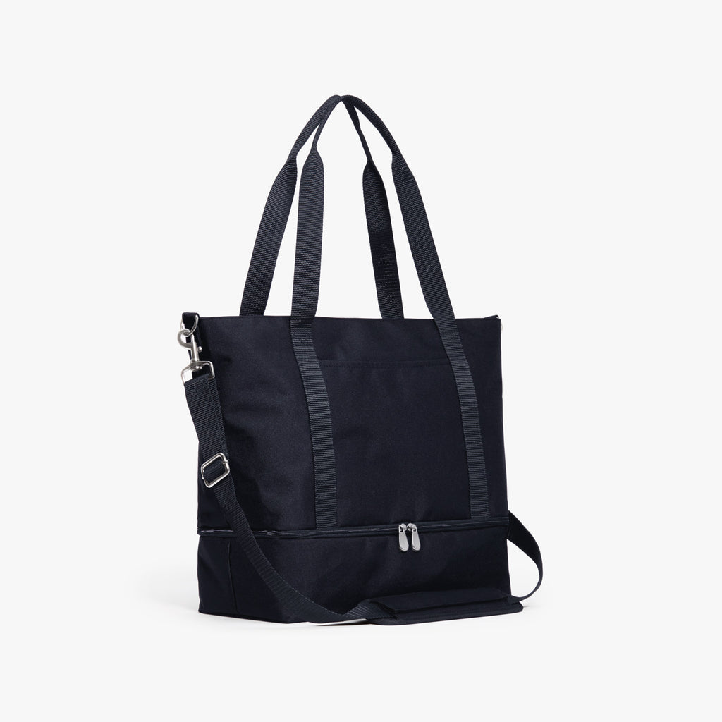 Side - Catalina Deluxe Tote - 600D Recycled Poly - Deep Navy - Tote - Lo & Sons