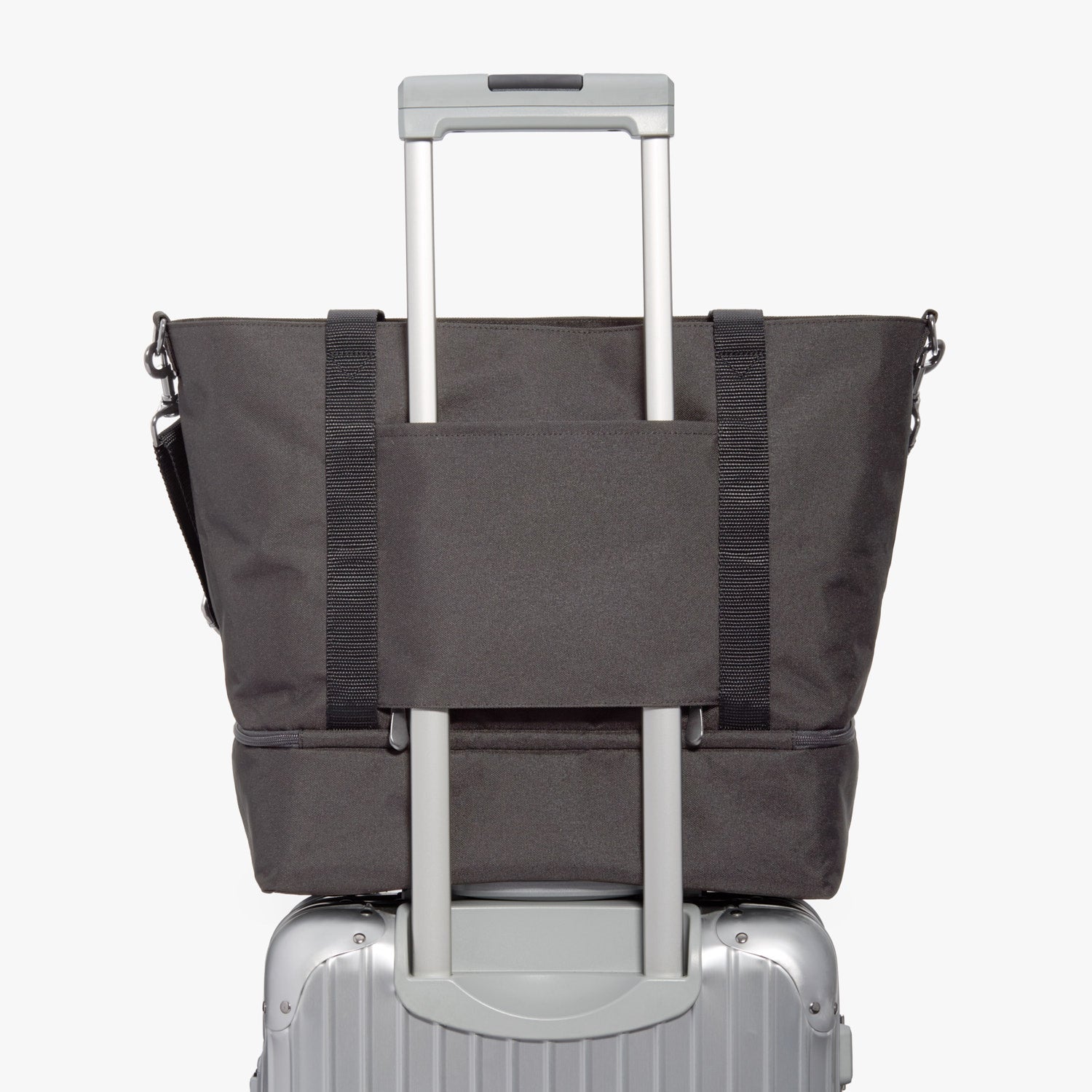 Luggage Sleeve - Catalina Deluxe Tote - 600D Recycled Poly - Grey - Tote - Lo & Sons
