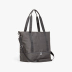 Side - Catalina Deluxe Tote - 600D Recycled Poly - Grey - Tote - Lo & Sons