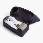 Bottom Pocket Packed - Catalina Deluxe Tote - Organic Canvas - Deep Navy - Tote - Lo & Sons