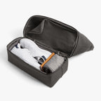 Bottom Pocket - The Catalina Deluxe Tote - Organic Canvas - Grey - Tote - Lo & Sons