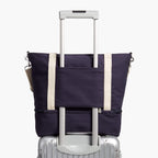 Luggage Sleeve - Catalina Deluxe Tote - Organic Canvas - Deep Navy - Tote - Lo & Sons