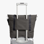 Luggage Sleeve - The Catalina Deluxe Tote - Organic Canvas - Grey - Tote - Lo & Sons