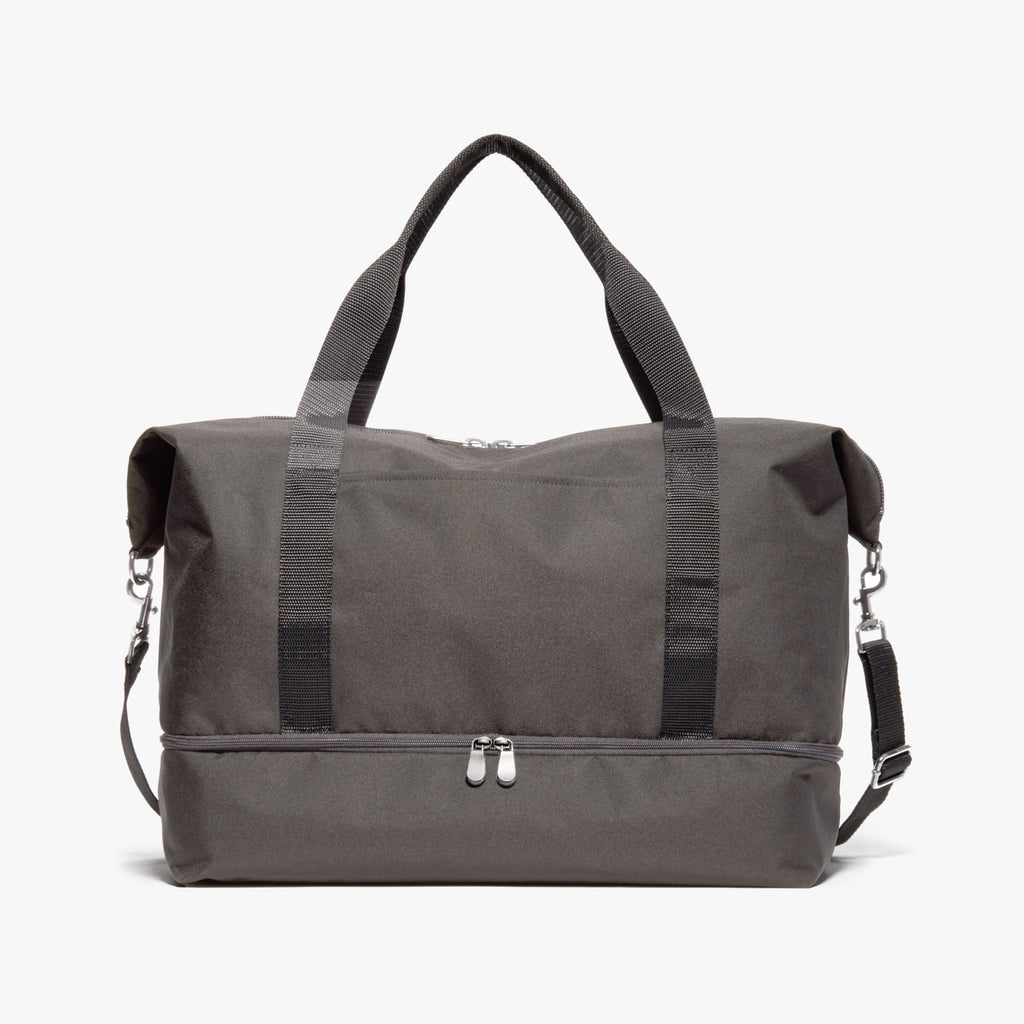 Front - Catalina Deluxe - 600D Recycled Poly - Grey - Weekender - Lo & Sons