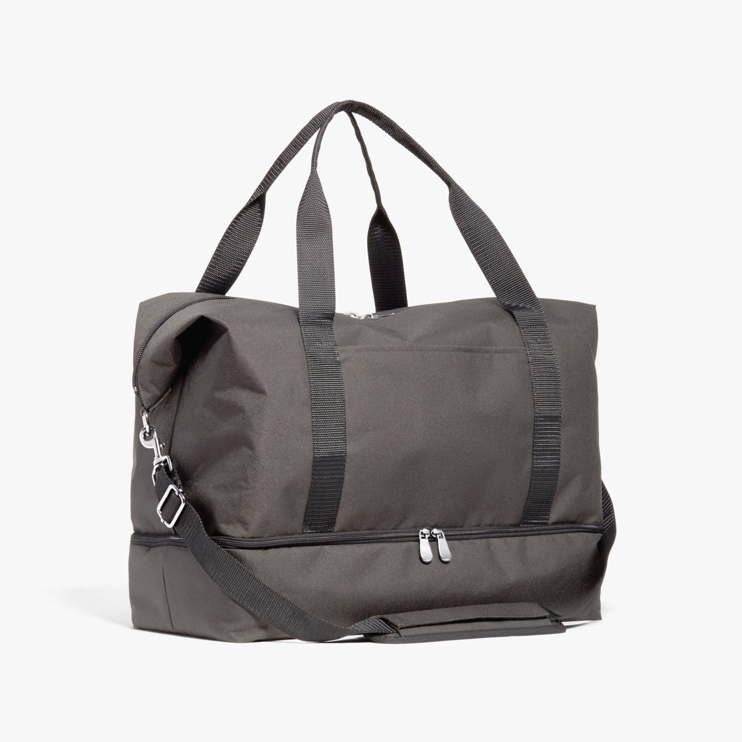 Side - Catalina Deluxe - 600D Recycled Poly - Grey - Weekender - Lo & Sons