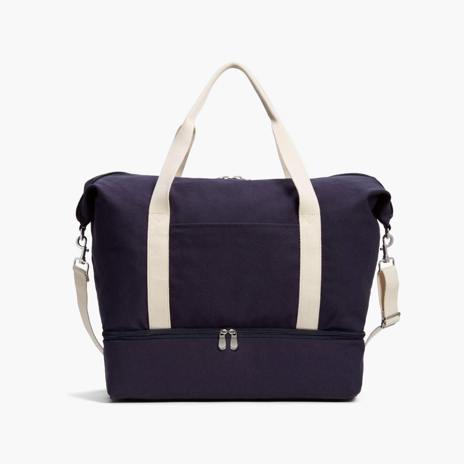 Front - Catalina Deluxe - Organic Canvas - Deep Navy - Weekender - Lo & Sons