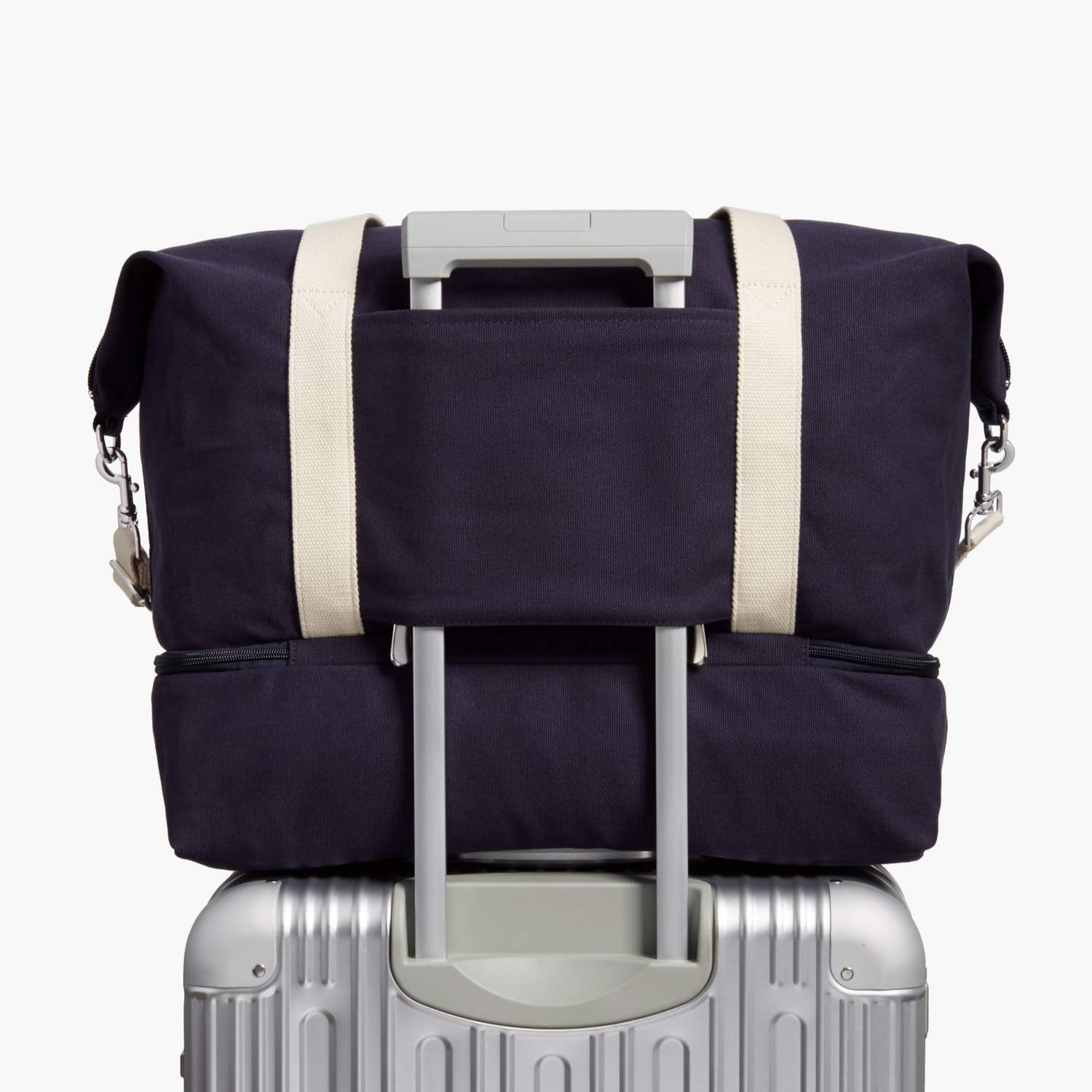 Catalina Deluxe Weekender Travel Bag - Navy Canvas | Lo & Sons