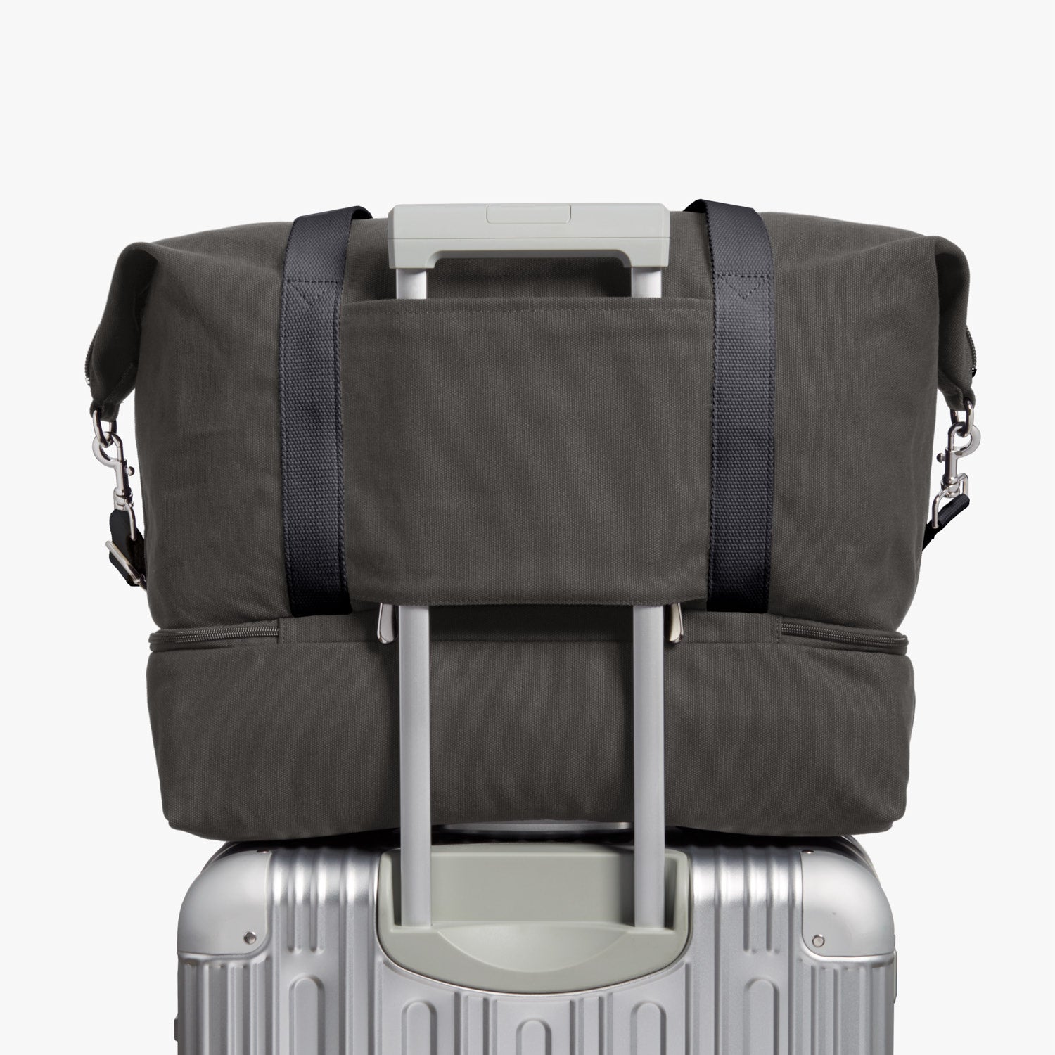 Luggage Sleeve - The Catalina Deluxe - Organic Canvas - Grey - Weekender - Lo & Sons