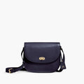 Front - Claremont - Full Grain Leather - Deep Navy - Crossbody Bag - Lo & Sons