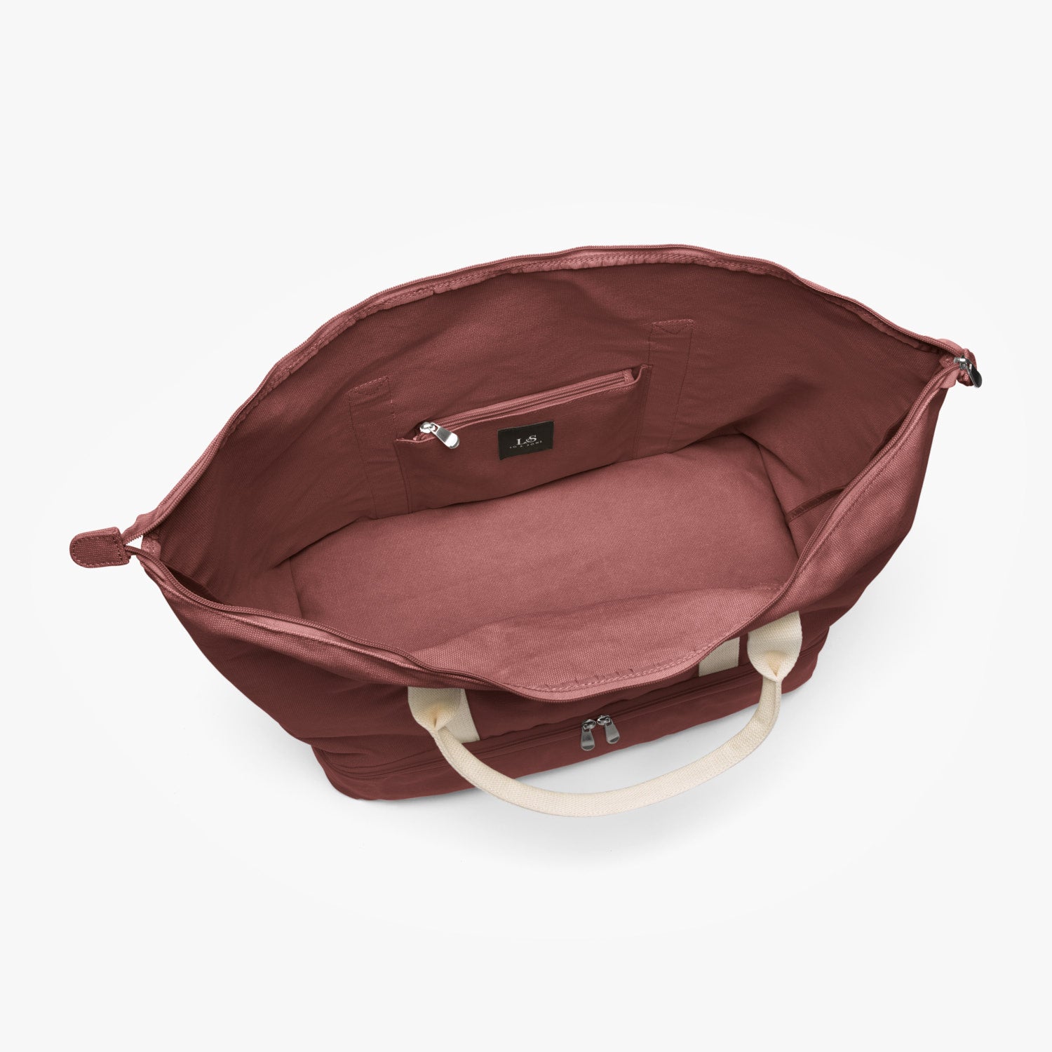 Interior - The Catalina - Washed Canvas - Burgundy - Weekender - Lo & Sons