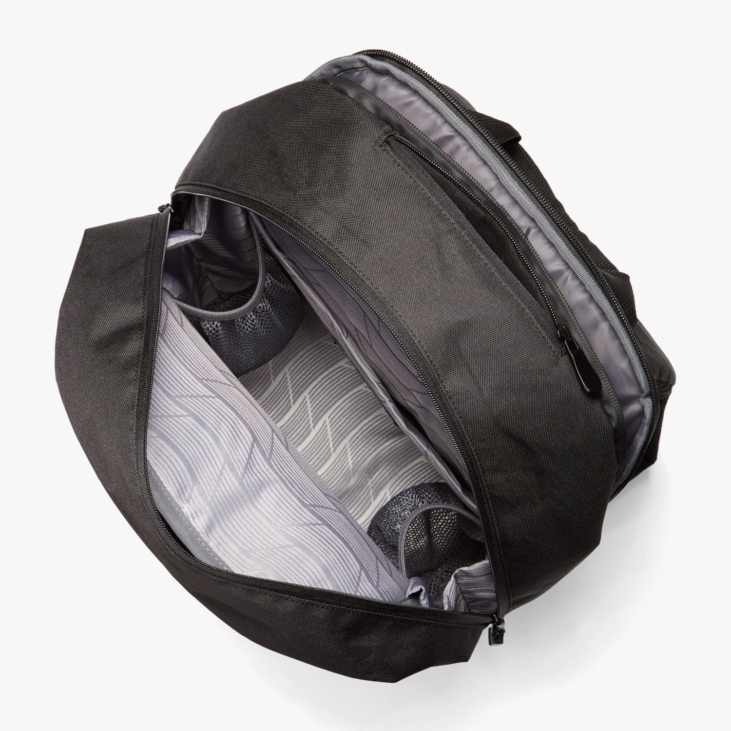 Interior Empty - Hanover 2 - 600D Recycled Poly - Onyx - Backpack - Lo & Sons