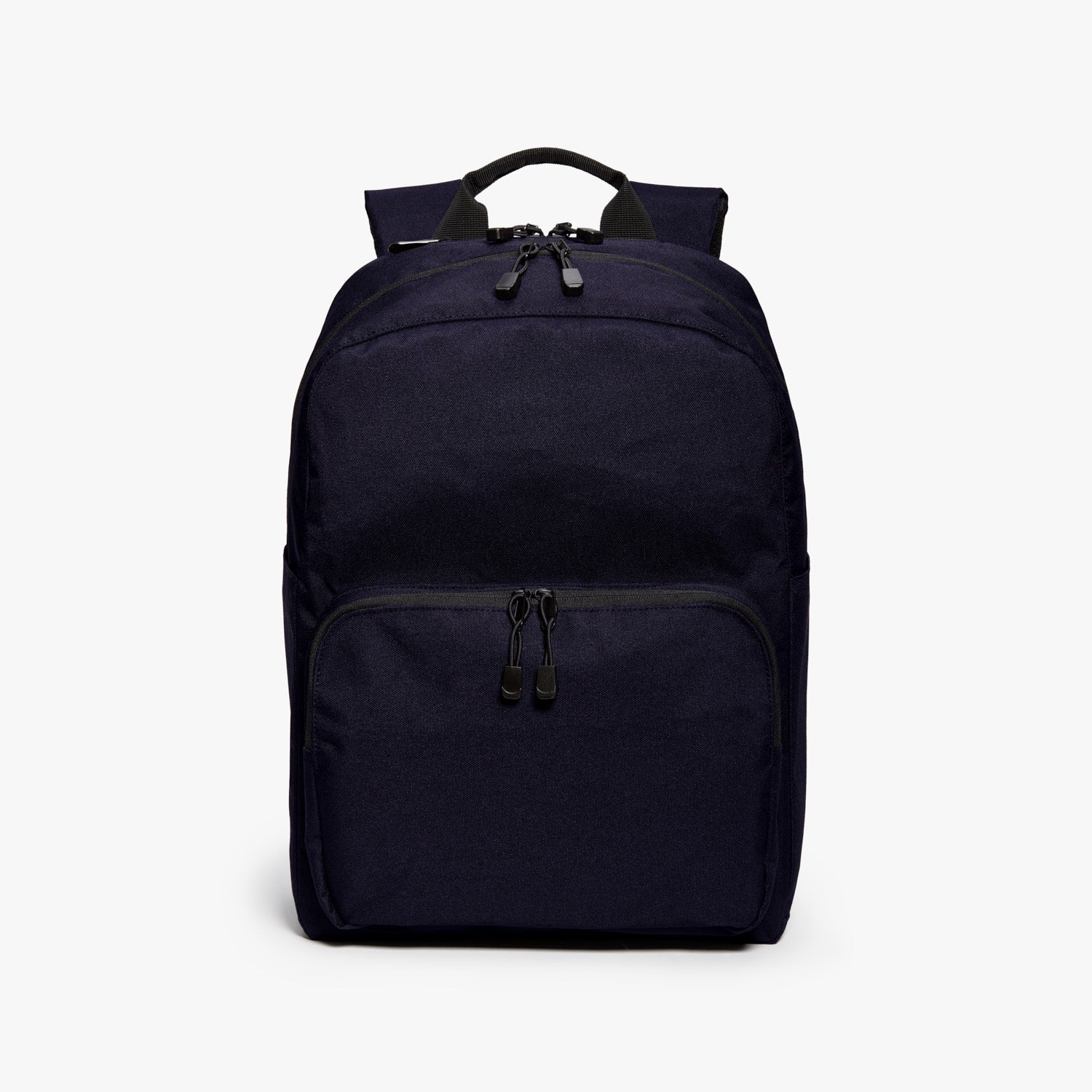 Front - Hanover Deluxe 2 - 600D Recycled Poly - Deep Navy - Backpack - Lo & Sons