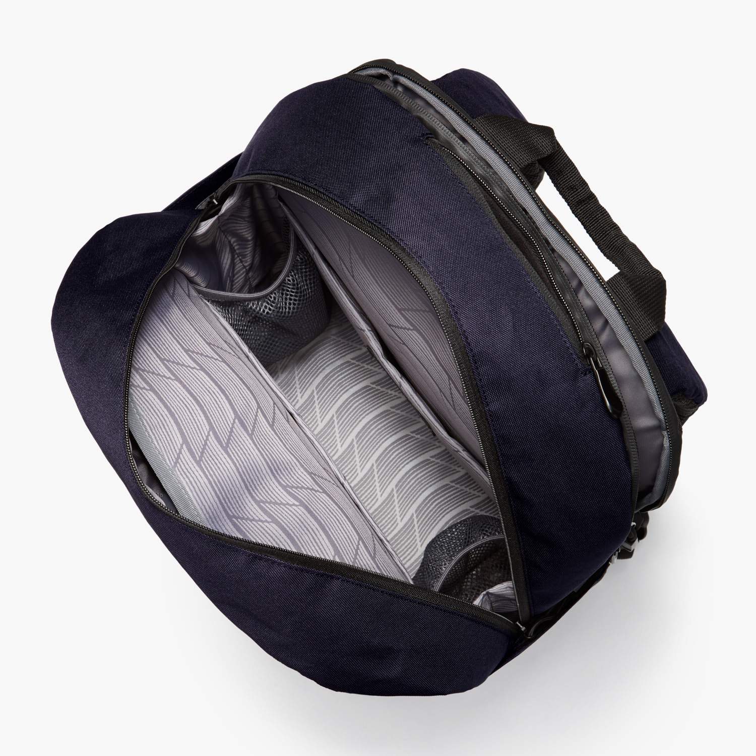 Interior Empty - Hanover Deluxe 2 - 600D Recycled Poly - Deep Navy - Backpack - Lo & Sons
