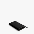 Back - Leather Wallet - Saffiano Leather - Black / Gunmetal / Grey - Small Accessory - Lo & Sons