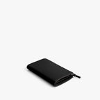 Back - Leather Wallet - Saffiano Leather - Black / Silver / Grey - Small Accessory - Lo & Sons
