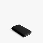 Front - Leather Wallet - Saffiano Leather - Black / Silver / Grey - Small Accessory - Lo & Sons